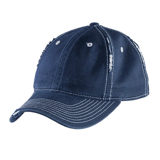 District Rip and Distressed Cap (New Navy/ Light Blue)