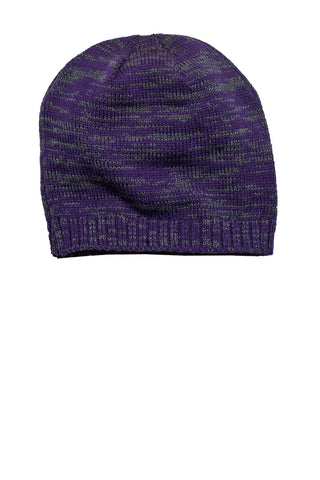 District Spaced-Dyed Beanie (Purple/ Charcoal)