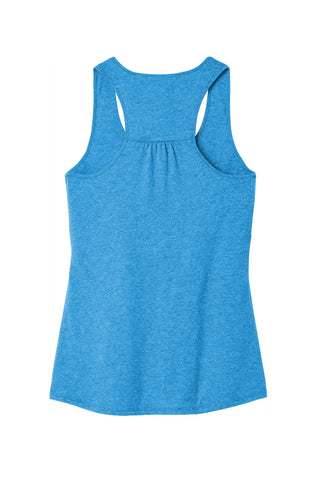 District Women's V.I.T. Racerback Tank (Heathered Bright Turquoise)