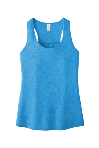 District Women's V.I.T. Racerback Tank (Heathered Bright Turquoise)