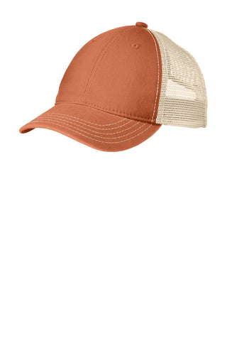 District Super Soft Mesh Back Cap (Burnt Orange/ Stone)