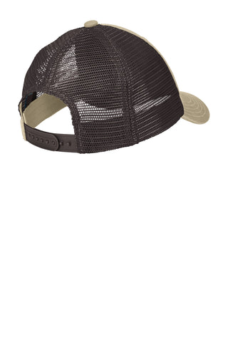 District Super Soft Mesh Back Cap (Khaki/ Chocolate Brown)