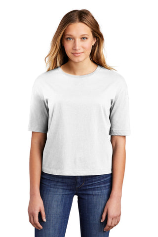 District Women's V.I.T. Boxy Tee (White)