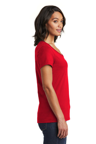 District Women's Very Important Tee V-Neck (Classic Red)