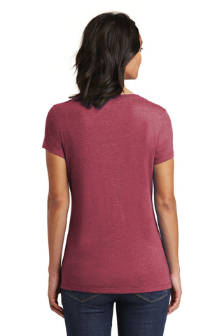 District Women's Very Important Tee V-Neck (Heathered Cardinal)