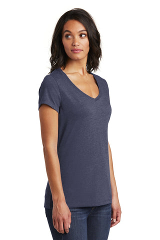 District Women's Very Important Tee V-Neck (Heathered Navy)