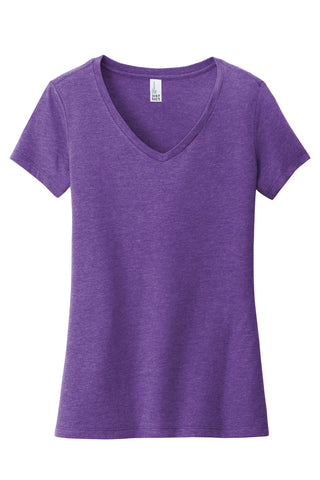 District Women's Very Important Tee V-Neck (Heathered Purple)