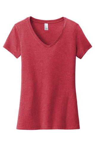 District Women's Very Important Tee V-Neck (Heathered Red)