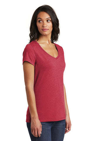 District Women's Very Important Tee V-Neck (Heathered Red)