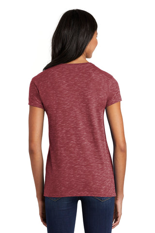 District Women's Medal V-Neck Tee (Cardinal)