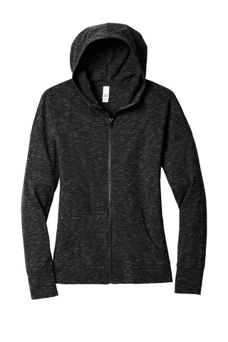 District Women's Medal Full-Zip Hoodie (Black)