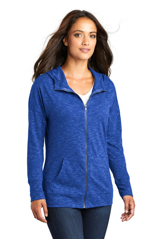 District Women's Medal Full-Zip Hoodie (Deep Royal)