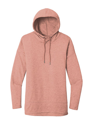 District Women's Featherweight French Terry Hoodie (Nostalgia Rose Heather)