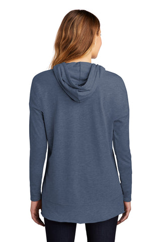 District Women's Featherweight French Terry Hoodie (Washed Indigo)