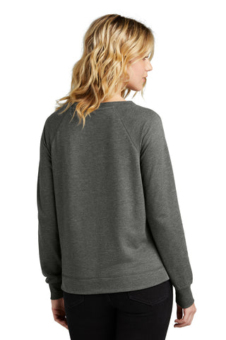 District Women's Featherweight French Terry Long Sleeve Crewneck (Washed Coal)