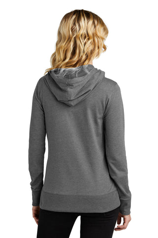 District Women's Featherweight French Terry Full-Zip Hoodie (Washed Coal)