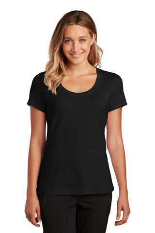 District Women's Flex Scoop Neck Tee (Black)