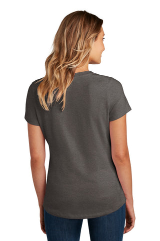 District Women's Flex Scoop Neck Tee (Heathered Charcoal)