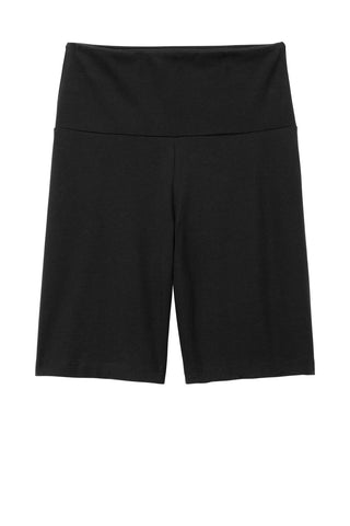 District Women's Flex High-Waist Bike Short (Black)