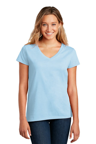 District Women's Re-Tee V-Neck (Crystal Blue)