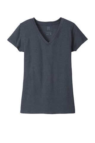 District Women's Re-Tee V-Neck (Heathered Navy)