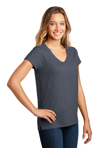 District Women's Re-Tee V-Neck (Heathered Navy)