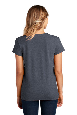 District Women's Re-Tee V-Neck (Heathered Navy)