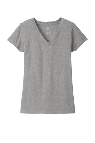 District Women's Re-Tee V-Neck (Light Heather Grey)