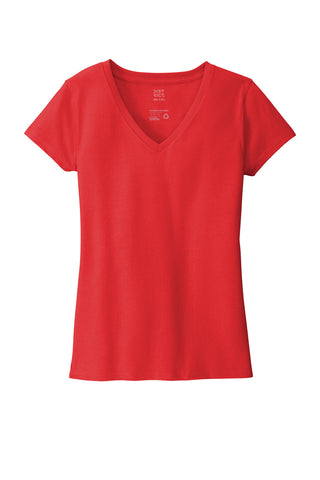 District Women's Re-Tee V-Neck (Ruby Red)