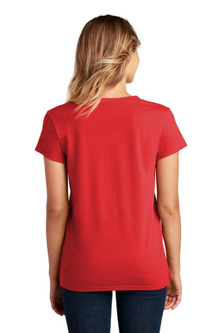 District Women's Re-Tee V-Neck (Ruby Red)