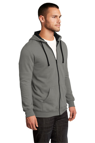 District The Concert Fleece Full-Zip Hoodie (Grey)