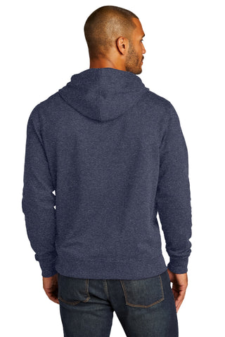 District Re-FleeceHoodie (Heathered Navy)