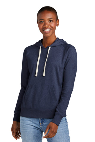 District Women's Re-Fleece Hoodie (Heathered Navy)