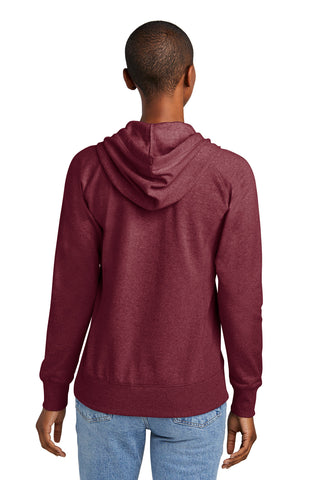 District Women's Re-Fleece Hoodie (Maroon Heather)