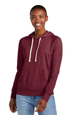 District Women's Re-Fleece Hoodie (Maroon Heather)