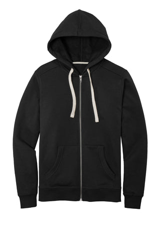 District Re-FleeceFull-Zip Hoodie (Black)