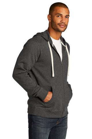 District Re-FleeceFull-Zip Hoodie (Charcoal Heather)