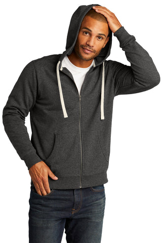 District Re-FleeceFull-Zip Hoodie (Charcoal Heather)