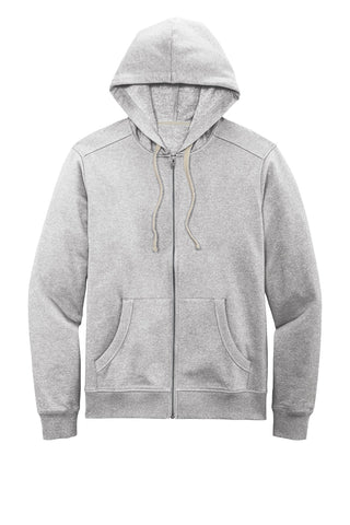 District Re-FleeceFull-Zip Hoodie (Light Heather Grey)