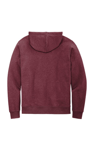 District Re-FleeceFull-Zip Hoodie (Maroon Heather)