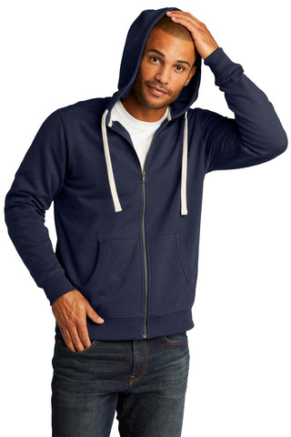 District Re-FleeceFull-Zip Hoodie (True Navy)