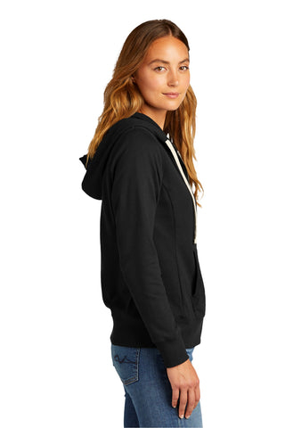 District Women's Re-FleeceFull-Zip Hoodie (Black)