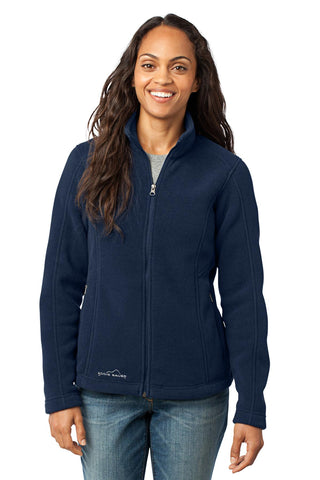 Eddie Bauer Ladies Full-Zip Fleece Jacket (River Blue Navy)