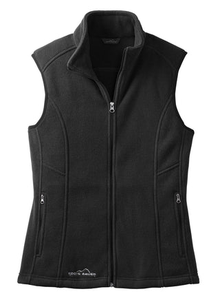 Eddie Bauer Ladies Fleece Vest (Black)