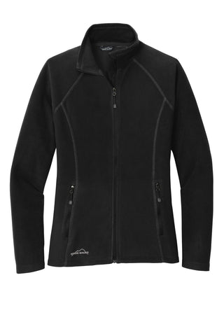 Eddie Bauer Ladies Full-Zip Microfleece Jacket (Black)