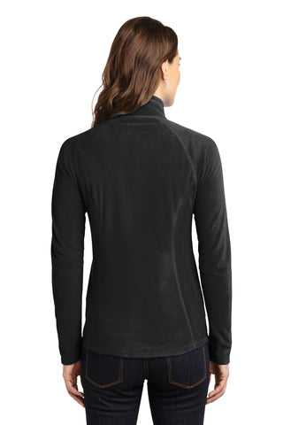 Eddie Bauer Ladies Full-Zip Microfleece Jacket (Black)