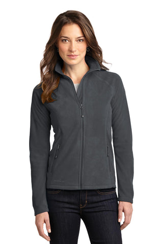 Eddie Bauer Ladies Full-Zip Microfleece Jacket (Grey Steel)