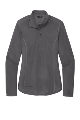 Eddie Bauer Ladies 1/2-Zip Microfleece Jacket (Grey Steel)