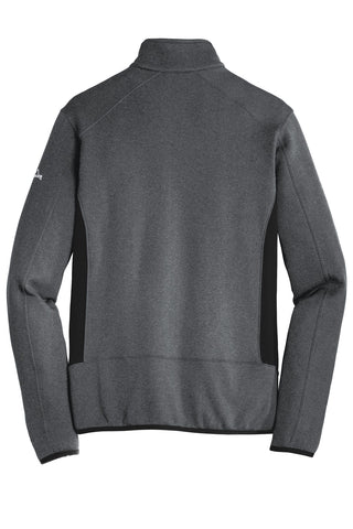 Eddie Bauer Full-Zip Heather Stretch Fleece Jacket (Dark Charcoal Heather)