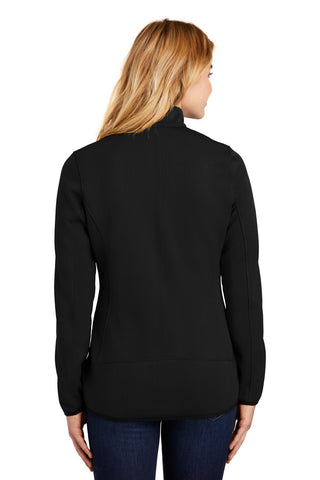 Eddie Bauer Ladies Dash Full-Zip Fleece Jacket (Black)